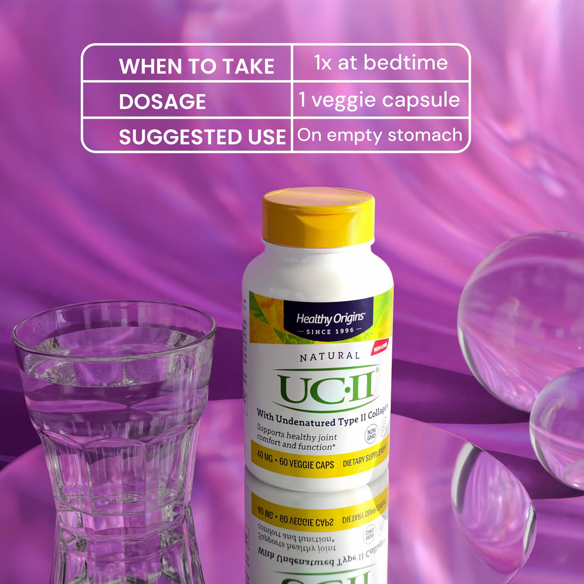 Healthy Origins UC-II dietary supplement for joint support