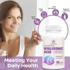 Sambugra Liposomal Hyaluronic Acid softgels texture and size