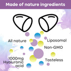 Sambugra Liposomal Hyaluronic Acid supplement facts panel