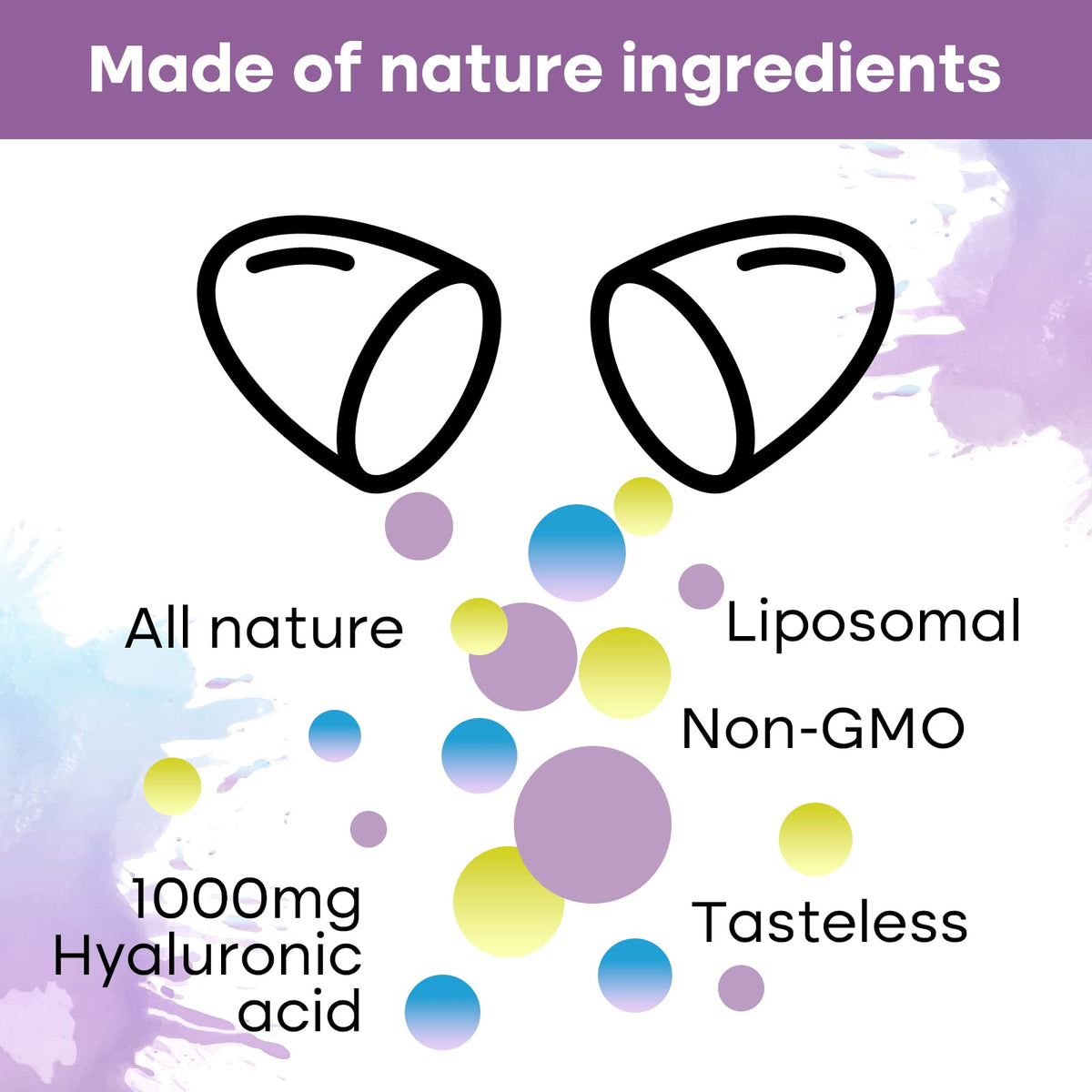 Sambugra Liposomal Hyaluronic Acid supplement facts panel