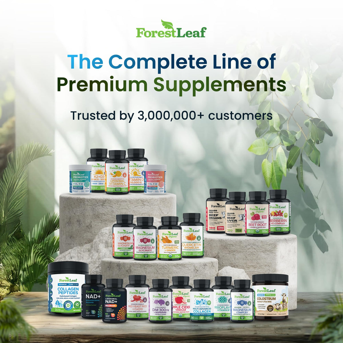 ForestLeaf Hyaluronic Acid Non GMO Supplement