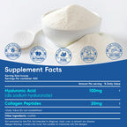 Bifrrutant Arofum Hyaluronic Acid Powder ingredient label detail