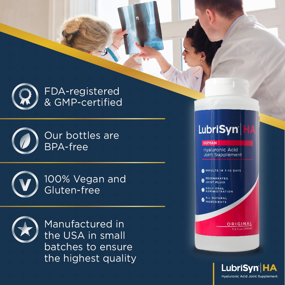 Lubrisyn Liquid Hyaluronic Acid vegan joint support liquid