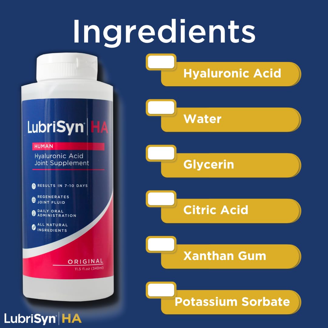 Lubrisyn Liquid Hyaluronic Acid unflavored joint supplement