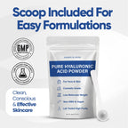Amber And Misk Pure Hyaluronic Acid Powder Texture