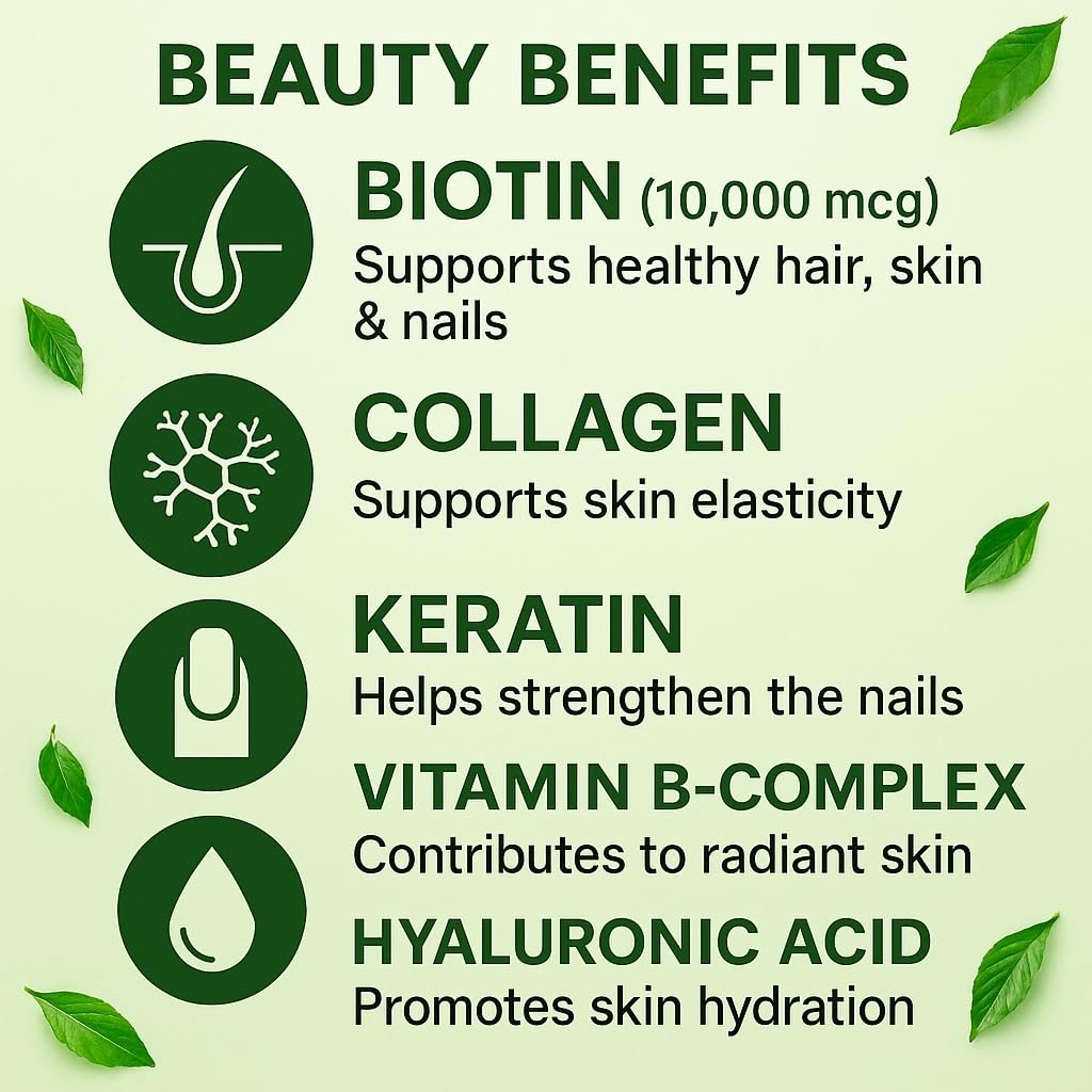 Daily Serving of Vitaxmin Biotin Hair Growth Vitamins