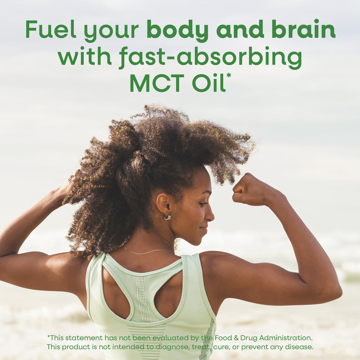 Nature's Way Coconut MCT Oil supplement facts label details