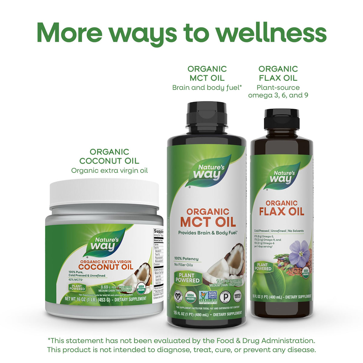 Pure source MCT coconut oil packaging back panel with product features
