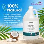 Verdana coconut MCT oil label details