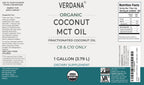 Verdana coconut MCT oil for keto coffee usage