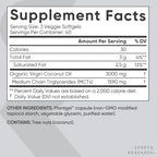 Sports Research carrageenan free plantgel softgels bottle close up