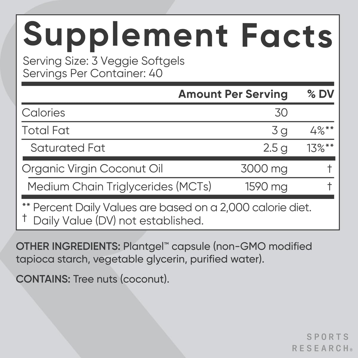 Sports Research carrageenan free plantgel softgels bottle close up