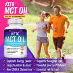 Toplux Keto MCT oil supplement 90 softgels package