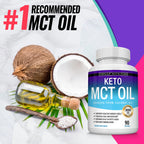 Toplux Keto MCT oil bundle for ketosis diet support