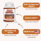 Arazo Nutrition glucosamine sulfate and chondroitin sulfate dietary supplement bottle
