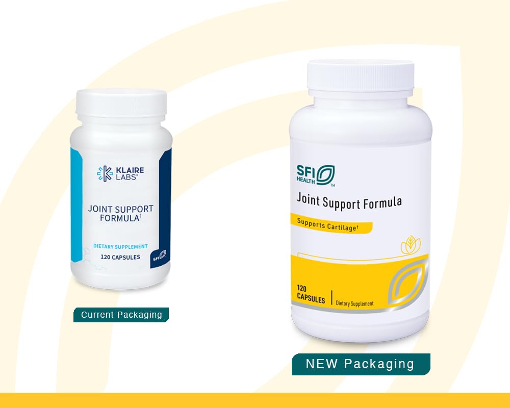 Klaire Labs SFI Health joint supplement side label showing supplement facts and ingredients.