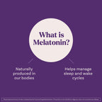 Natrol Liquid Melatonin bottle showing allergen free icons and vegetarian certification details