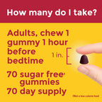 Nature Made Zero Sugar sleep aid gummies cap and safety seal inspection