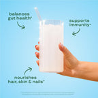 Bloom Nutrition Bovine Colostrum powder texture and scoop