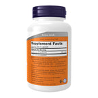 Now Foods L-Tyrosine supplement facts label detailing 500 Milligrams serving size and clean ingredients list