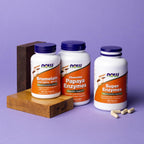Back of bottle featuring Now Foods Bromelain supplement facts