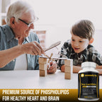 Neonutrix Nutrition Soy Lecithin dietary supplement bottle showing the 1200mg serving size information.