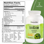 NaturalSlim granulated soy lecithin with choline dietary supplement for liver health