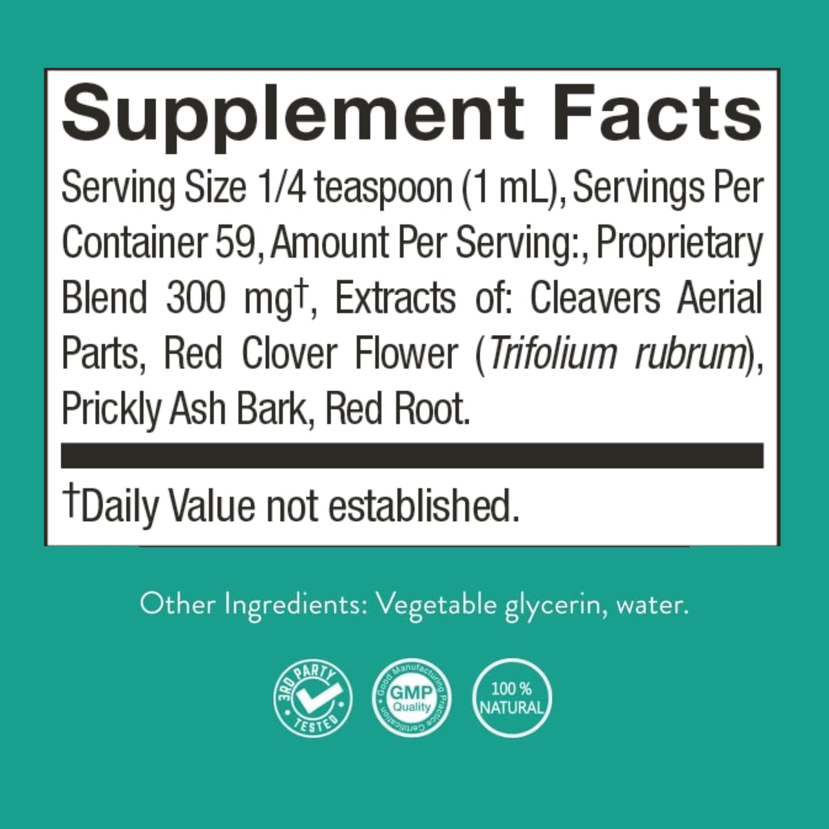Nature's Sunshine lymphatic health supplement packaging