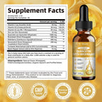 Dietary supplement bottle with zinc and vitamin C focus