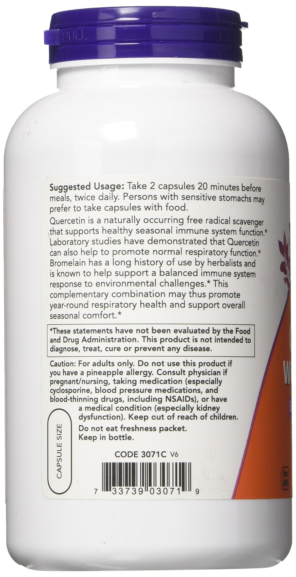 Authentic USA imported Now Foods supplement bottle