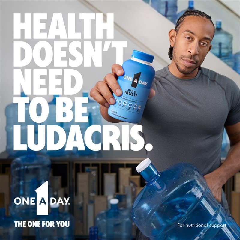 One A Day Men's daily multivitamin supplement bottle for immune health