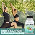 Quercetin 800mg with Bromelain supplement facts panel