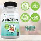 Doctor Recommended Quercetin and Bromelain side profile