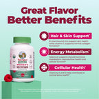 Organic womens wellness dietary supplement nutritional facts panel view