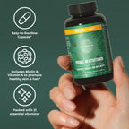 Primal Harvest supplement bottle back panel showing daily value percentage