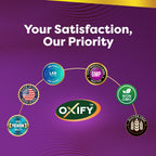 Oxify lactase enzyme tablets nutritional facts and full ingredient list on original packaging.