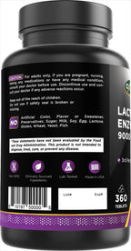 Oxify 9000 FCC ALU enzyme supplement bottle for preventing dairy related bloating and gas.