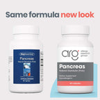 Allergy Research Group porcine pancreas supplement 425 mg label details