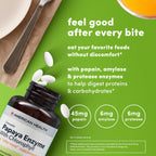 Top view of the secure sealing cap on the 600 count American Health papaya enzyme bottle.