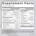 Sports Research non GMO project verified digestive enzymes bottle with DE111 probiotic icon