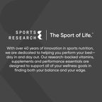 Sports Research digestive enzymes packaging highlighting dairy sugar protein and carb breakdown support