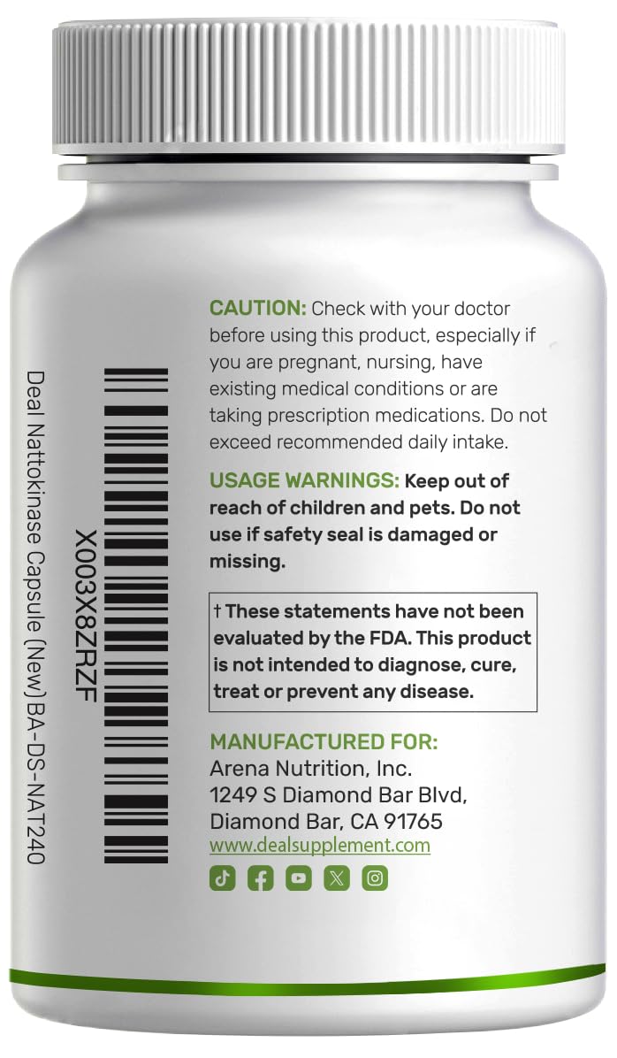 Deal Supplement cardiovascular support product packaging close up