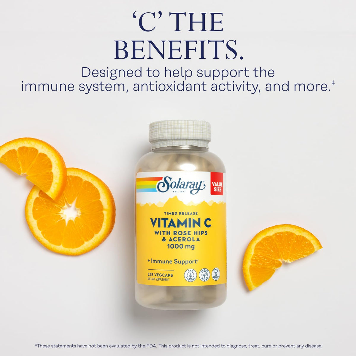 Two stage timed release antioxidant supplement by Solaray supplement facts