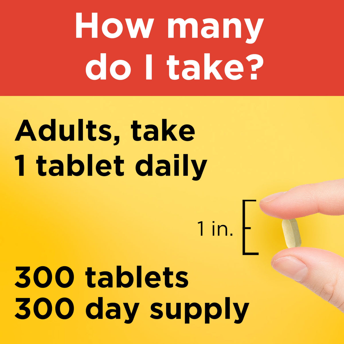 Close up view of the adult antioxidant tablet showcasing size and texture details.