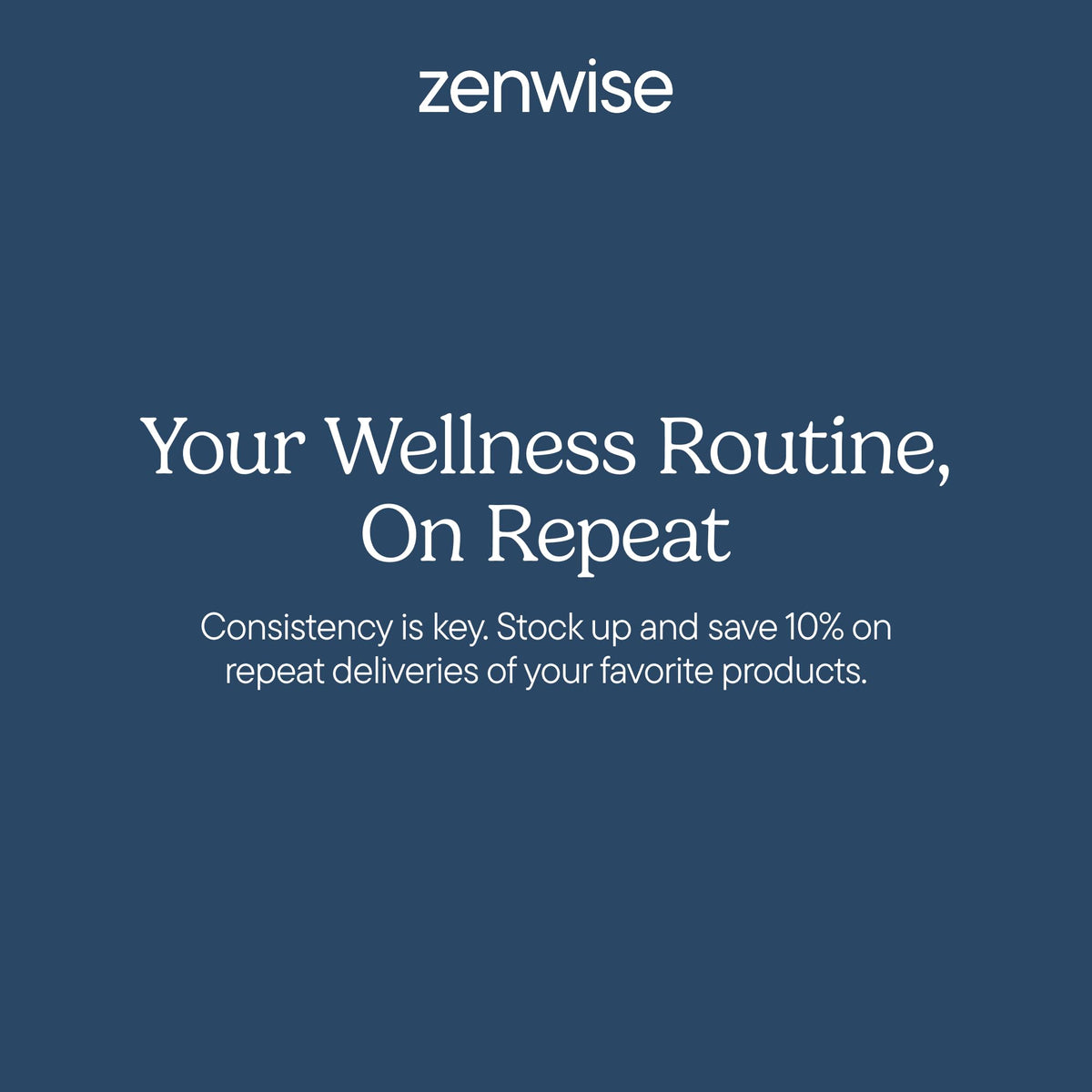 Zenwise Health women's supplement packaging indicating shelf stable no refrigeration formula.