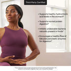 Thorne Betaine Hydrochloride and Pepsin gluten free digestive support facts