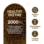 Back label of Zenavea Nattokinase supplement showing full ingredients and dosage instructions.