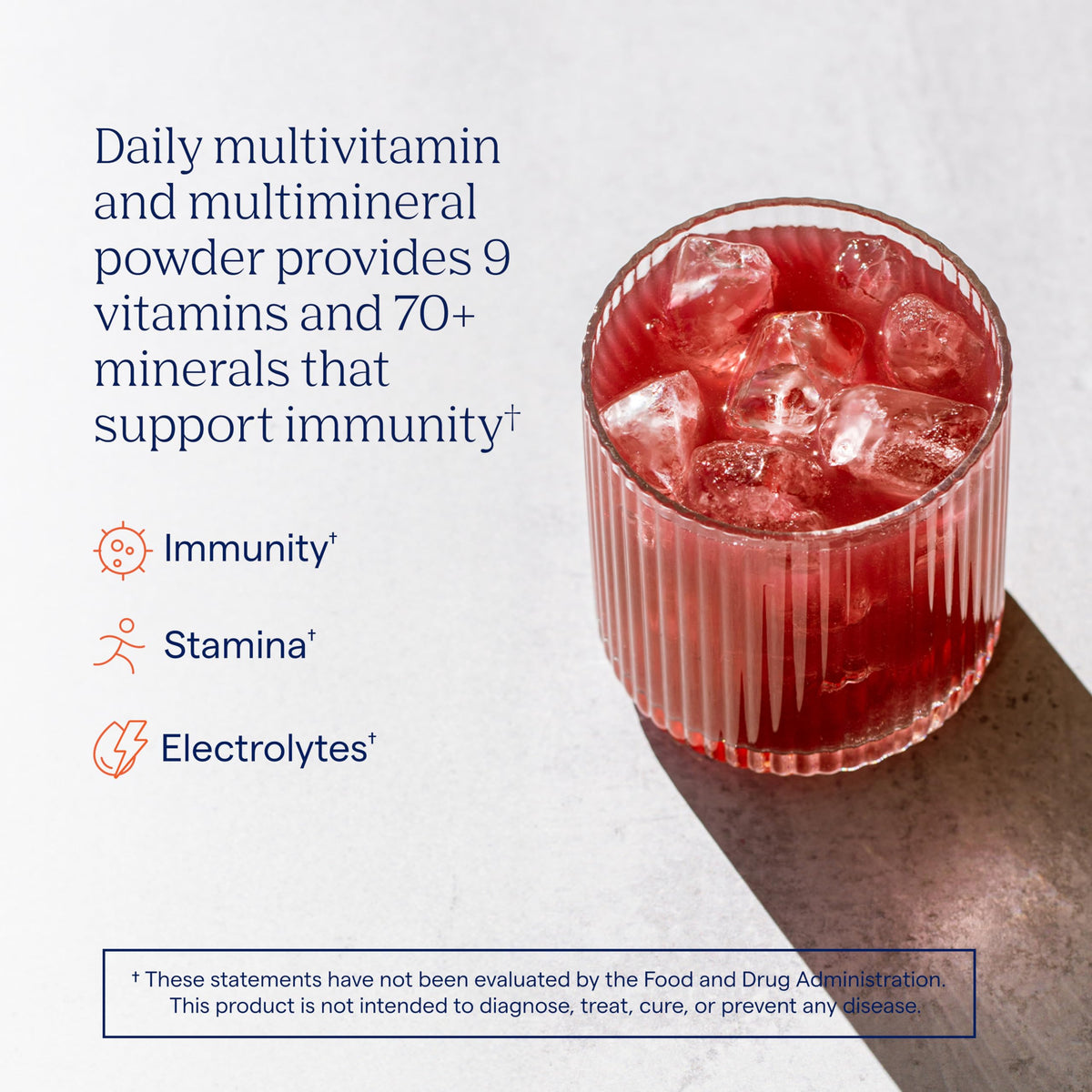 Trace Minerals Power Pak 30 packets box showing nutritional facts and ingredients list.
