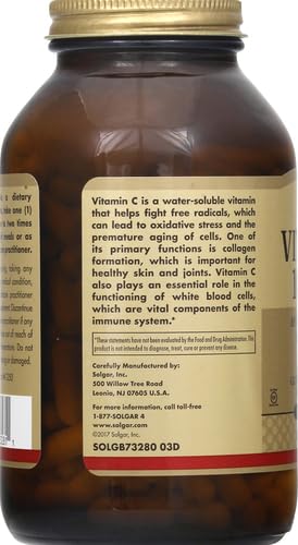 Authentic imported vegan vitamin c capsules label showing ingredients list