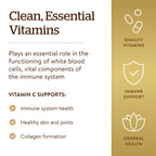 Solgar non-gmo gluten-free vitamin c daily wellness capsules supplement